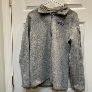 Patagonia Gray Fleece Pullover